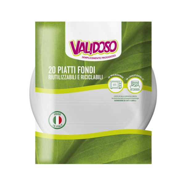 Validoso Piatti Fondi Pz 20