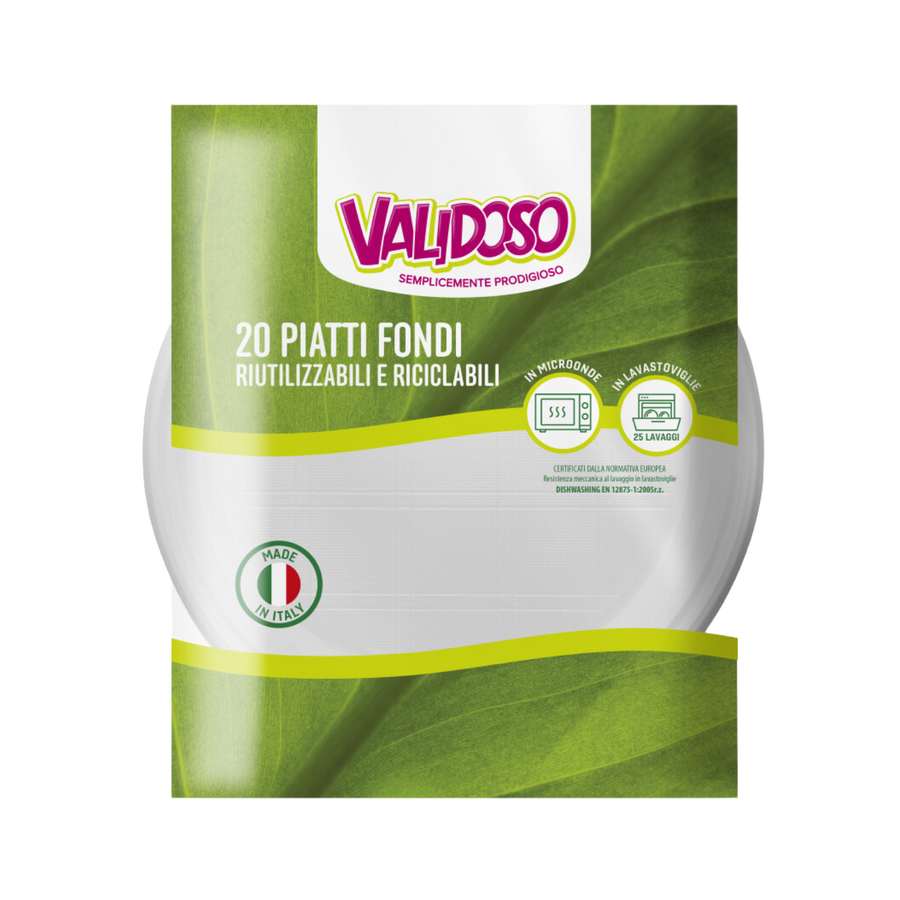 Validoso Piatti Fondi Pz 20