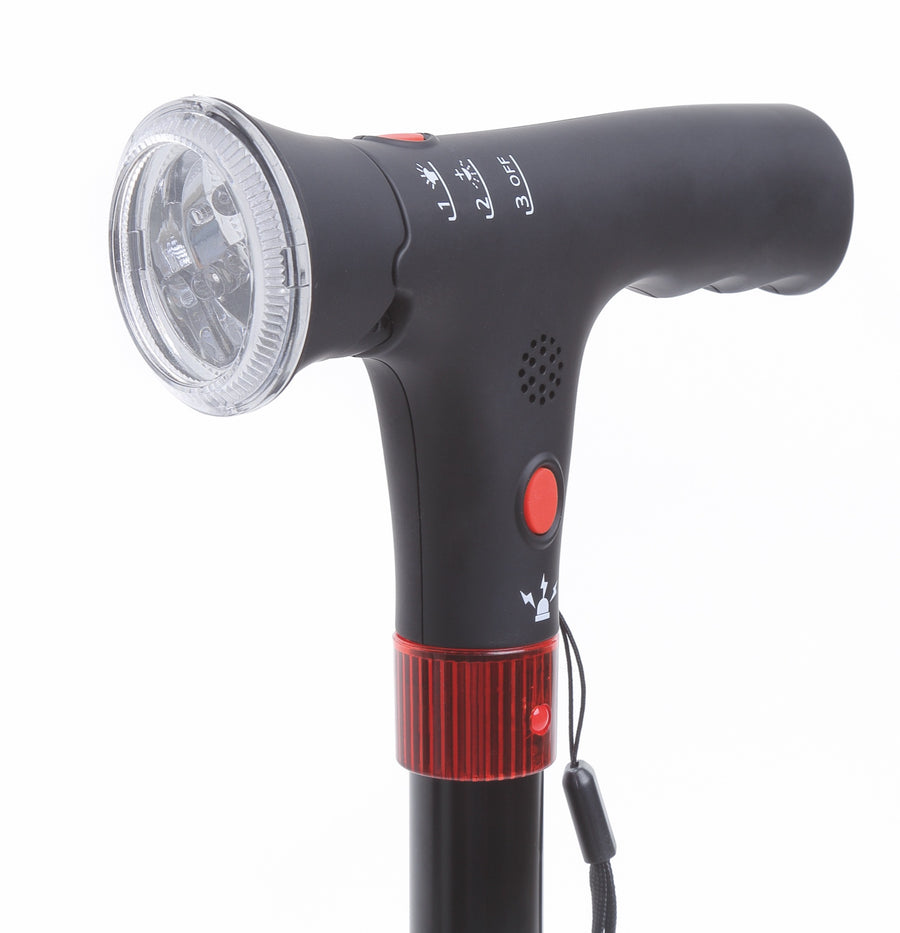 Bastone Alluminio con Luce e Avviso Acu - GEF Medica