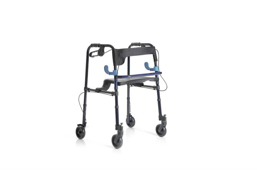 Rollator Pieghevole con Freni e Sedile