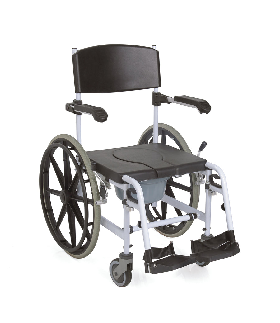 Sedia Doccia con Ruote Autospinta, vista prodotto 2