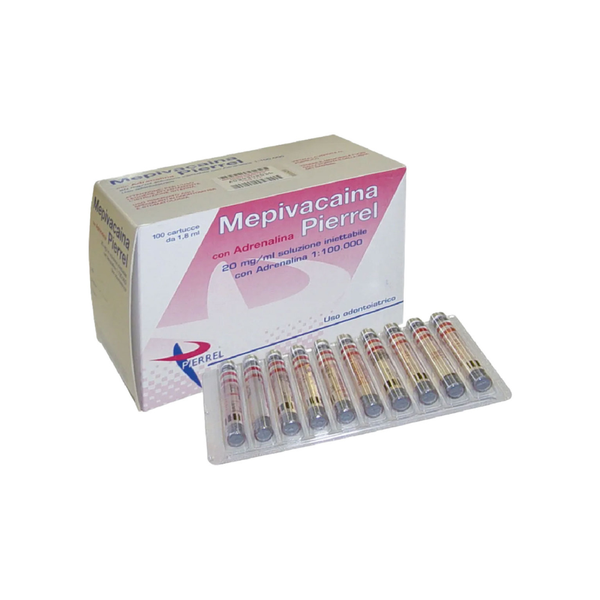 Mepivicaina con adrenalina Pierrel 1:100000