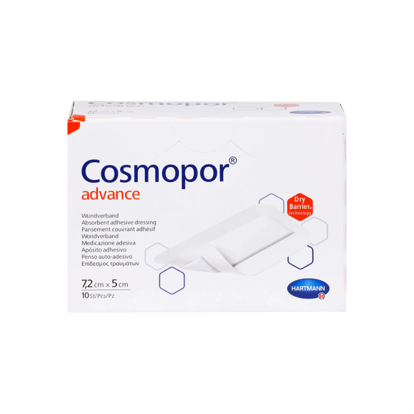 Cosmopor® Advance 10 x 6 cm - Confezione da 25 pezzi - Medicazione Sterile Autoadesiva