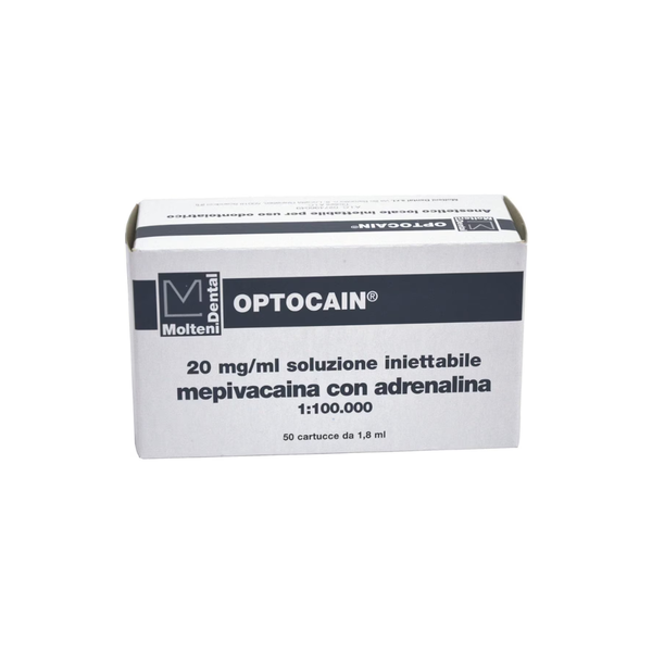 OPTOCAIN*50 cartucce 1,8 ml 20 mg/ml con adrenalina 1:100.000