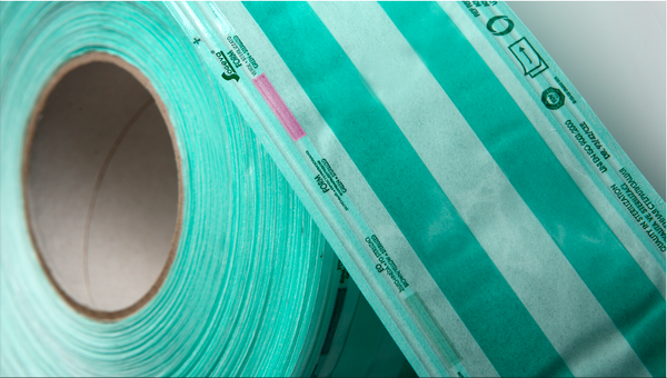 Rotoli a Soffietto per Sterilizzazione a Vapore EO Gas - Lunghezza 100mt - Dispositivo Medico Classe I