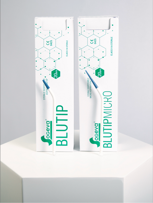 Cannule Blutip Sterili Monouso - Aspirazione Chirurgica - Scatola 20pz + Adattatore