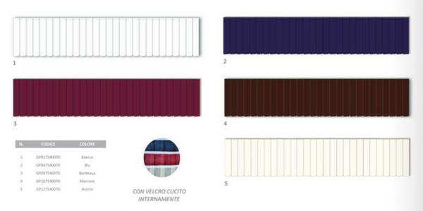 Gonne Plissé TNT 75x400 cm - Cartone 5 pz - Tessuto non Tessuto - Linea Elite