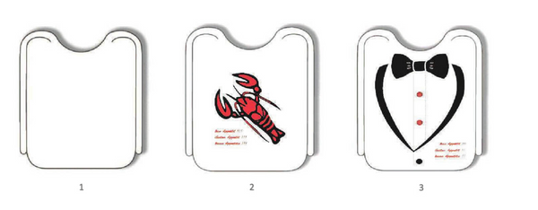 Bavaglio Adulto TNT 41x47 cm - Cartone 500 pz - Linea Elite