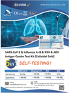 Test rapido DeepBlue 5-in-1 Multiplex Respiratory self test - kit da 10 a 20 test (Covid-19, Influenza A+B, RSV, ADV)