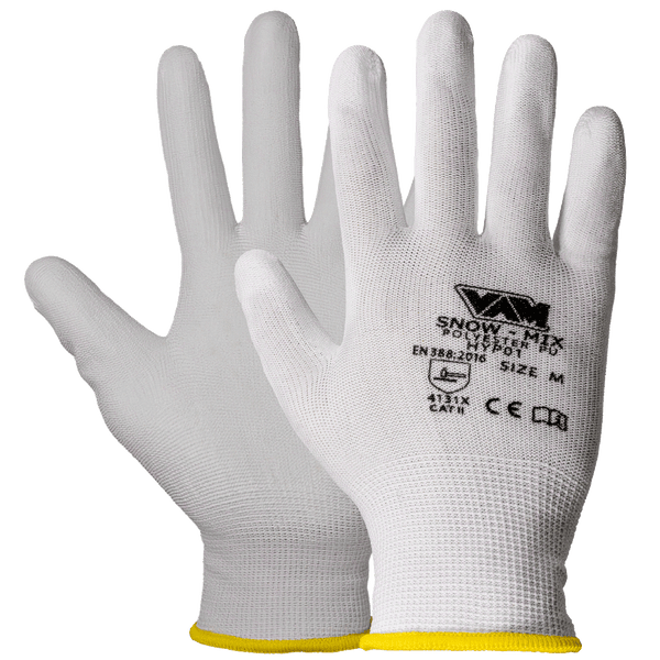 Guanti poliestere spalmati poliuretano VAM Mix - 240mm DMF Free - cartone 120 paia