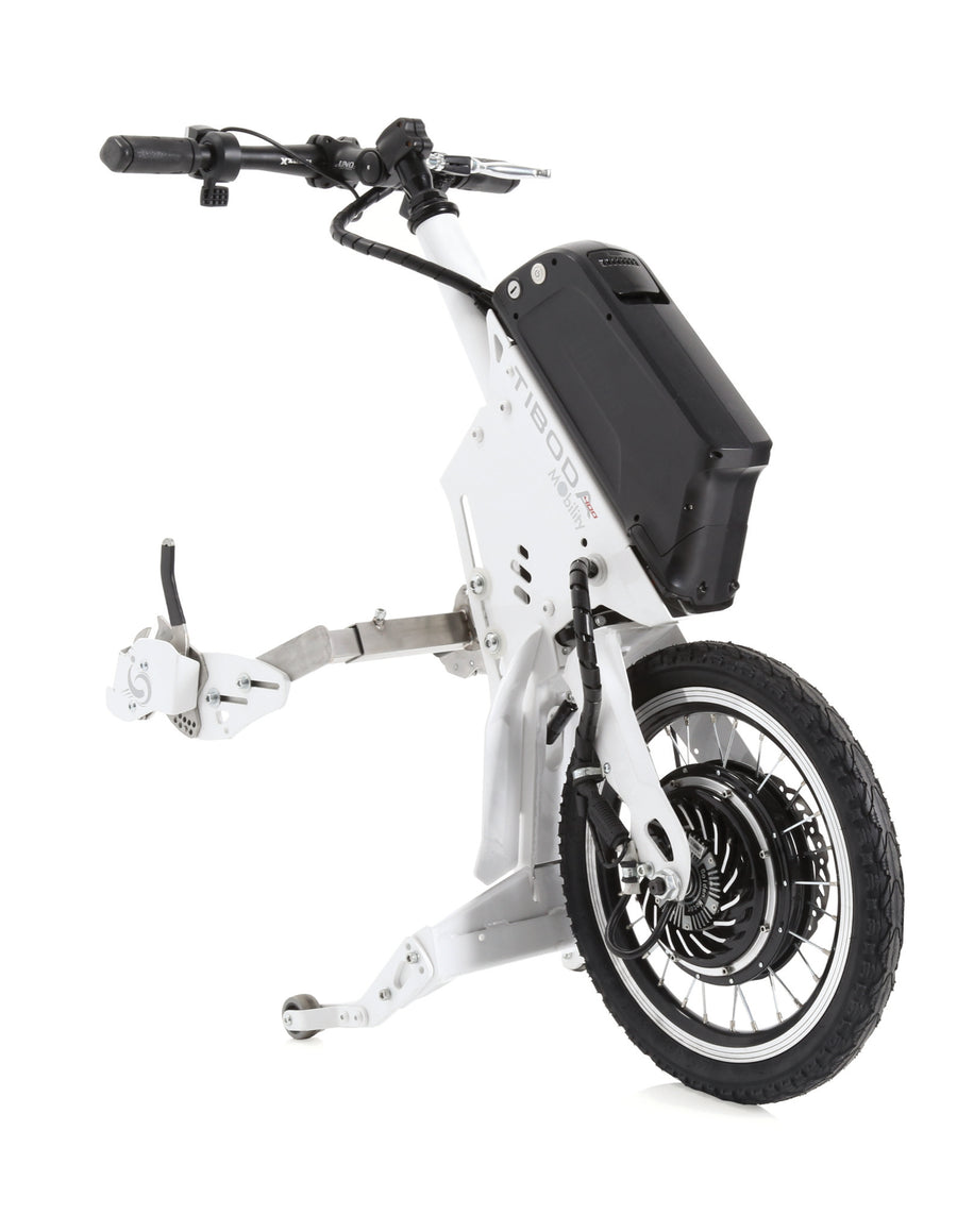 Propulsore anteriore per carrozzine 400W 48V, vista laterale