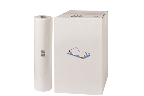 Lenzuolino Medico WALL0250 - 50 Metri 2 Veli - Rotolo H60 cm - Pura Cellulosa - Confezione 6 Rotoli