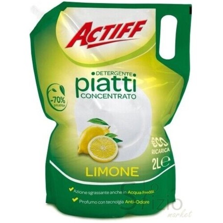 Actiff Piatti Ecoric 2lt Limone – Cartone 6 pz