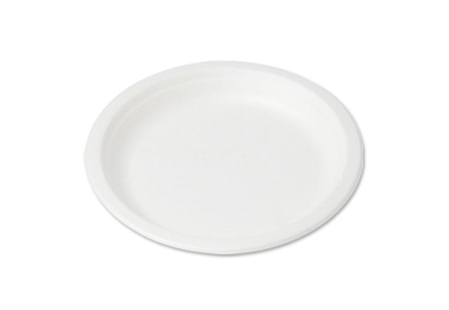 Piatto Tondo compostabile in polpa di cellulosa Ø 17,5 cm
