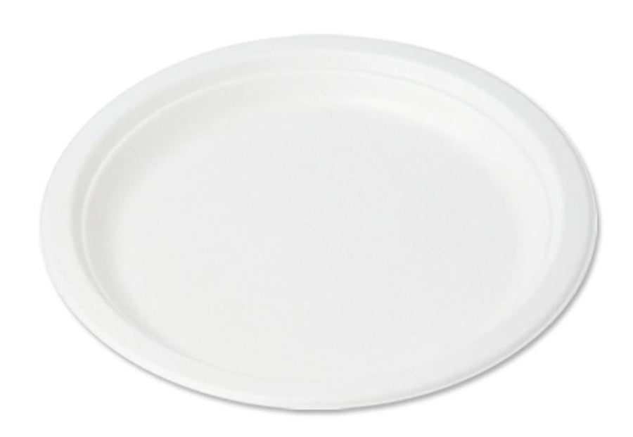 Piatto Tondo compostabile in polpa di cellulosa Ø 26 cm
