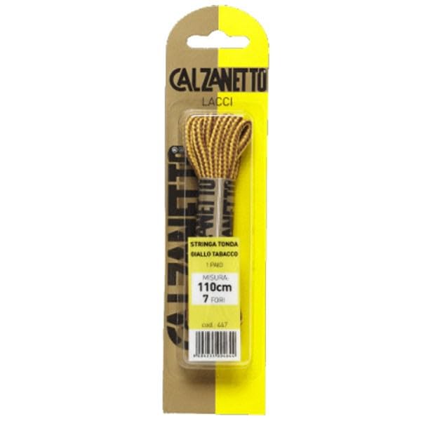 Calzanetto Stringhe Tonde Giallo Tabacco 110 cm