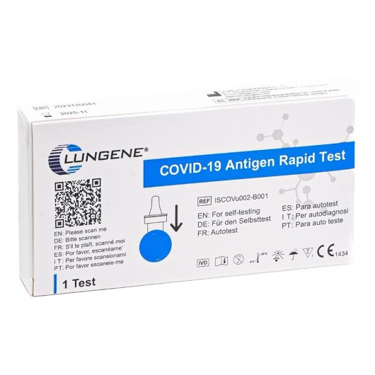 Tampone rapido Covid-19 Clungene self test - kit da 5 a 20 test