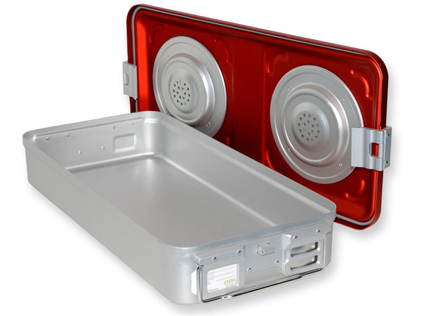 Container con Valvola Grande H 100 Mm - Rosso - immagine 1