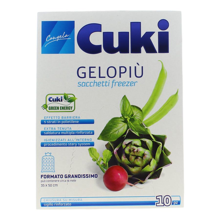 Cuki Gelo Sacchetti Freezer 10 pz grandissimi