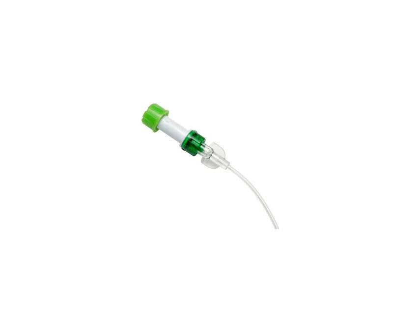 Tappino Curos avvitato su connettore needle-free