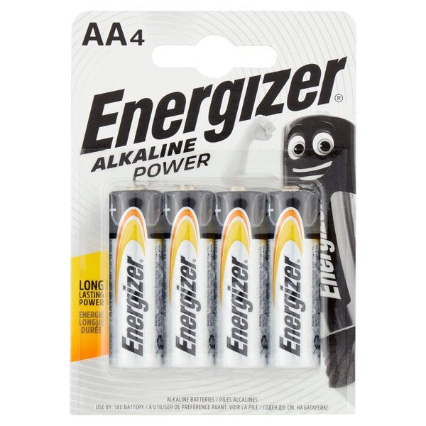 Energizer Alkaline Power 4 pz Stilo AA