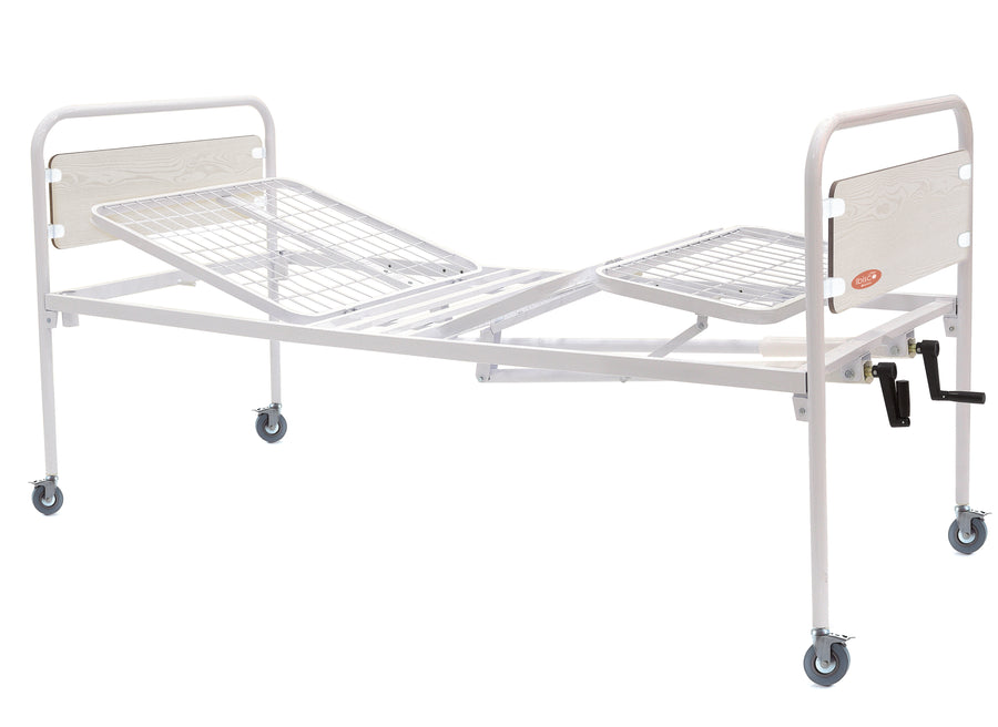 Letto Degenza 2 Manovelle con Ruote Mont | GEF Medica