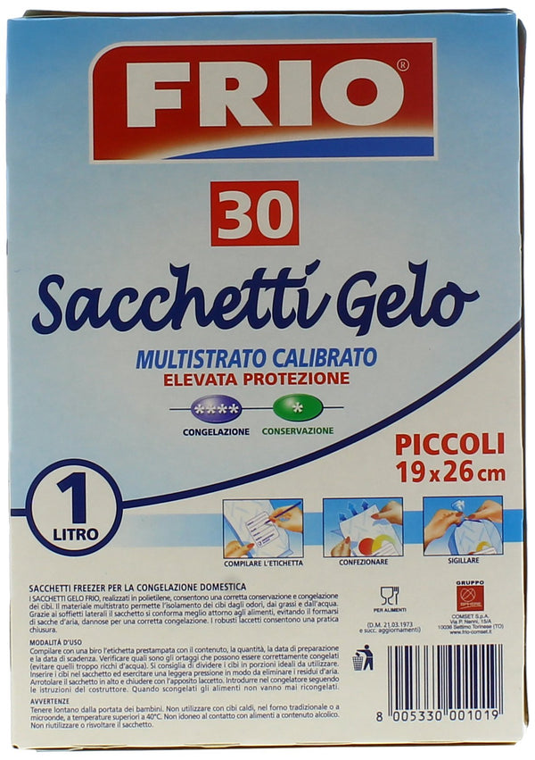 Frio Sacchetti Gelo per freezer 19x26 cm · 30 pz