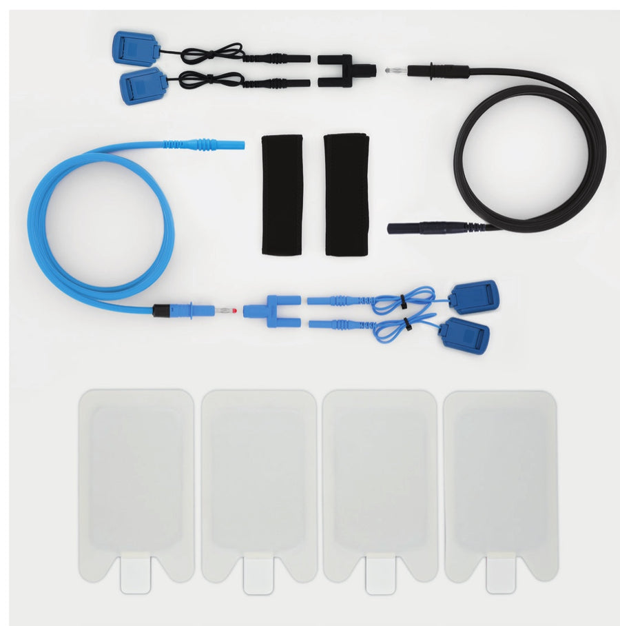 Kit mani libere plus Globus con cavi fascette ed elettrodi per DiaCaRe 5000