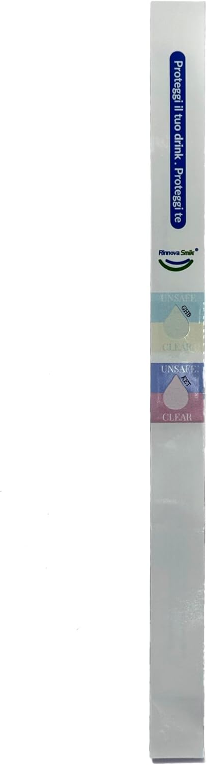 Braccialetto Test GHB e Ketamina Rinnova Smile - Rilevazione Droghe Stupro - Expo 30 Pezzi