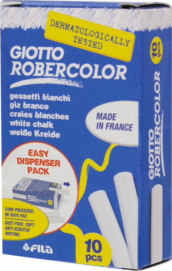 Giotto Gessetti Bianchi 10 pz – Cartone 10 pz