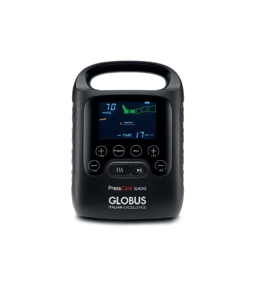 Globus PressCare G400 - dispositivo pressoterapia con 2 gambali