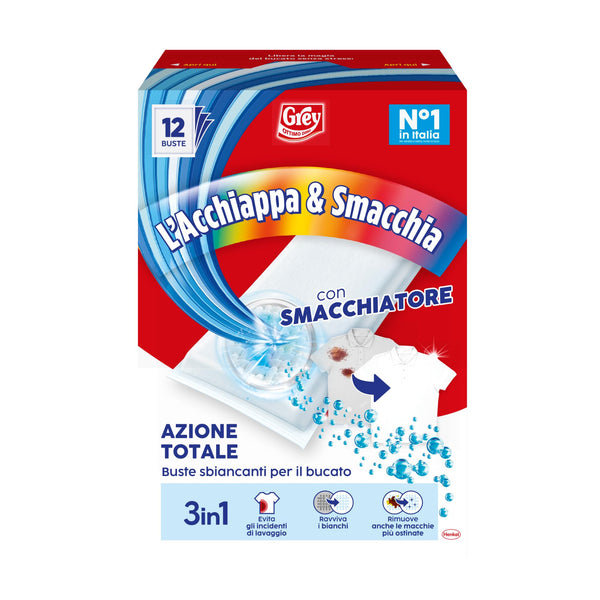 Grey L'Acchiappa e Smacchia Smacchia e Sbianca 12 pz