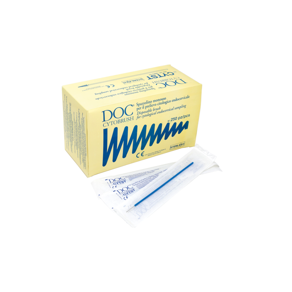 Spazzolini monouso per prelievo citologico endocervicale | CYTOBRUSH STERILE CYTST - 4 box da 250 pezzi | Gef Medica
