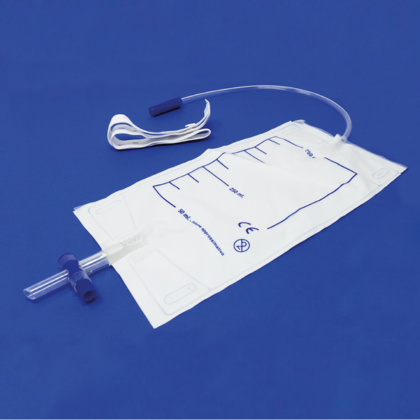 Sacca da gamba con valvola e rubinetto di scarico | H750 10 - 30 box da 10 pezzi | Gef Medica