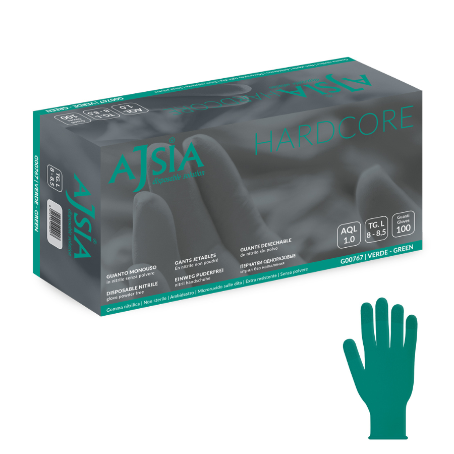 BGS 74669 | Scatola di guanti monouso | nitrile | con extra presa | tg. L | 100 pz BGS 74669 | Scatola di guanti monouso | nitrile | con extra presa | tg. L | 100 pz