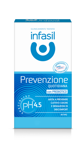 Infasil Detergente intimo 200 ml, cartone intero da 12 confezioni.