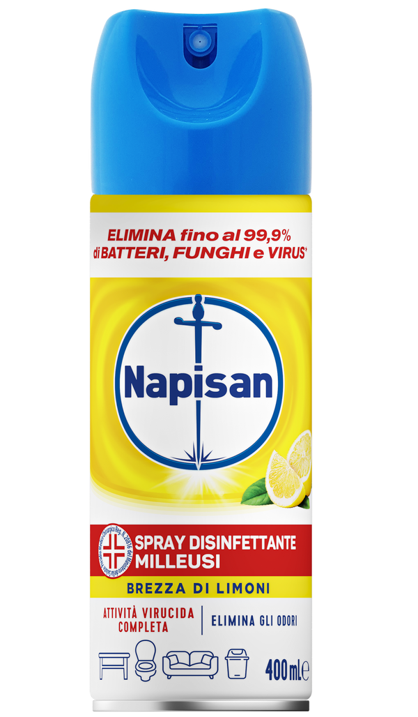 Napisan Spray Disinfettante Brezza di Limoni 400 ml