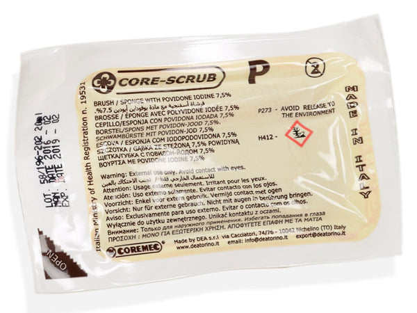 Kit Spazzola Pvp-iodine - Pack Multilingue - Conf. 30 pz. - immagine 1