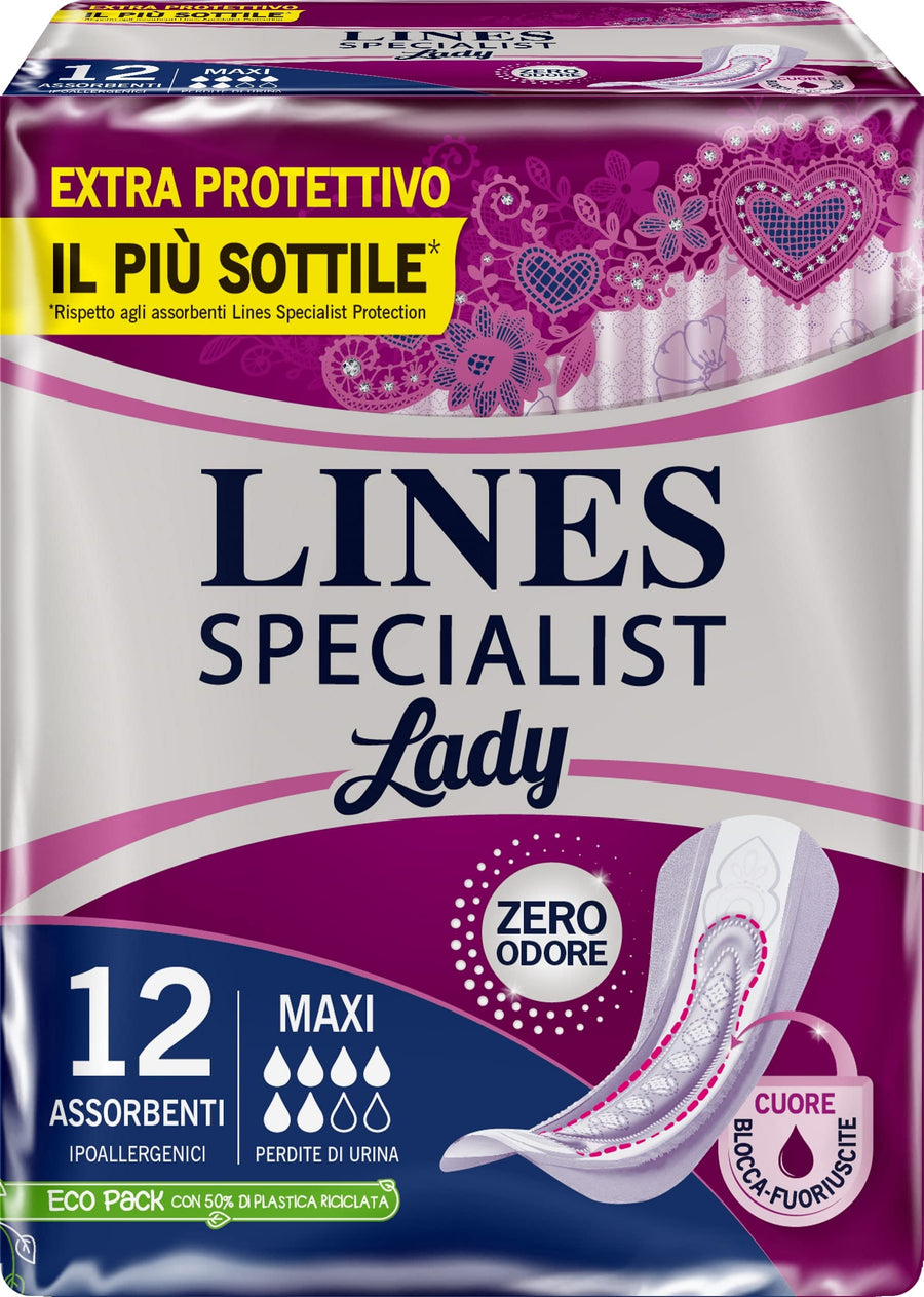 Lines Specialist Maxi Giorno e Notte 12 pz