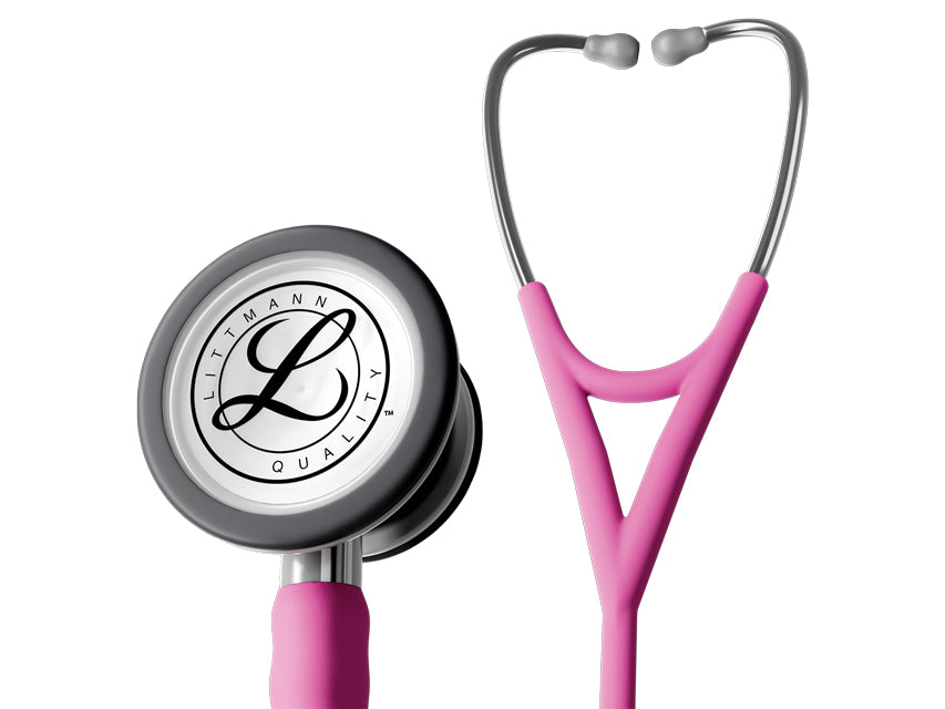 Littmann Cardiology IV — 6159C rosa, finitura acciaio inox - immagine 2