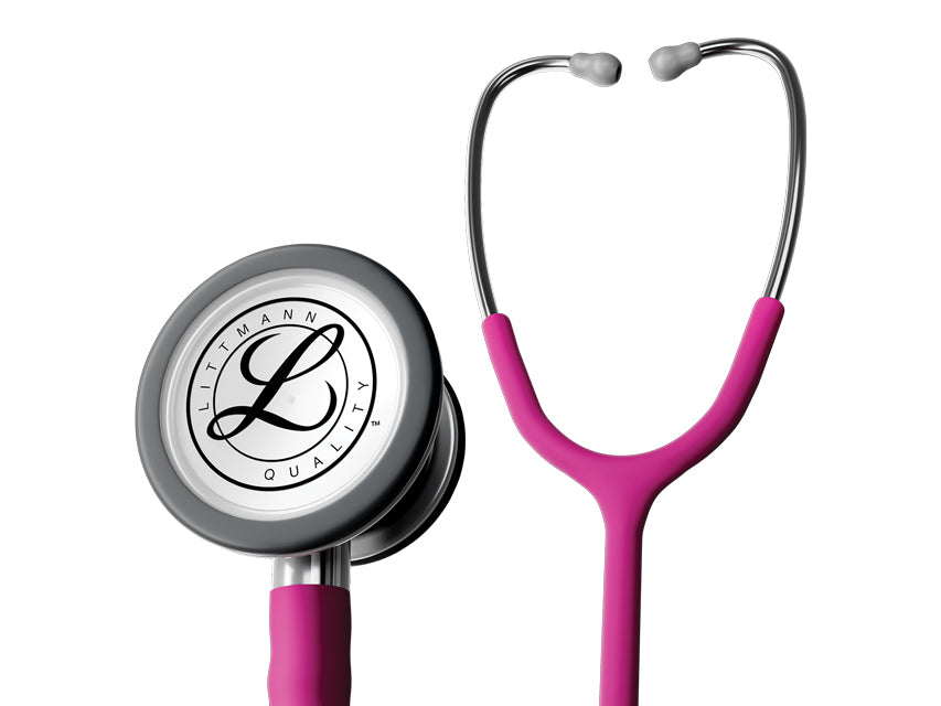 Littmann Classic III — 5648C lampone, finitura acciaio inox - immagine 2