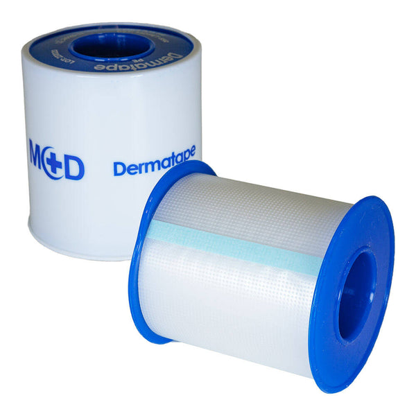 M+D Dermatape PE nastro in PE trasparente microforato su rocchetto - monouso - latex free