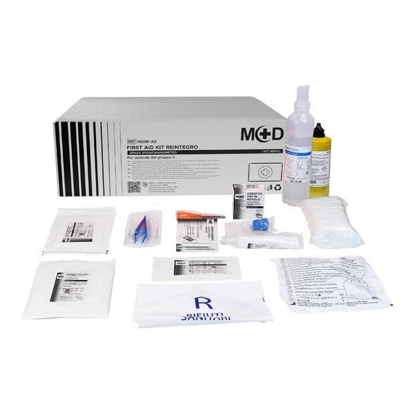 Refill kit pronto soccorso all. 2 tipo C - reintegro per aziende gruppo C - cartone 12 pz