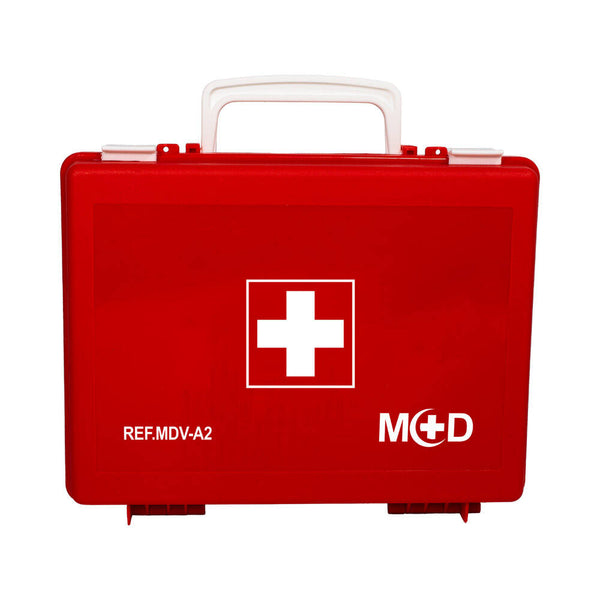 Kit pronto soccorso - Valigetta allegato 2 per aziende gruppo C - Colore rosso - Cartone 10 pz