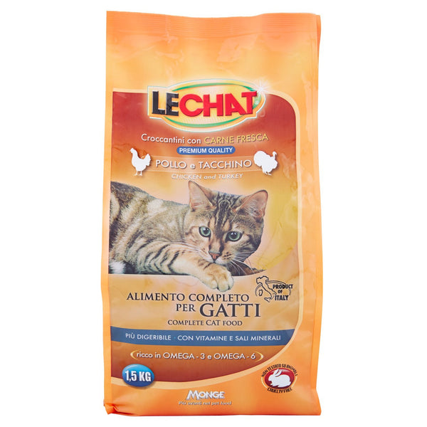 Monge Le Chat Excellence Crocchette 1,5 kg – Adult e Sterilised – Adult