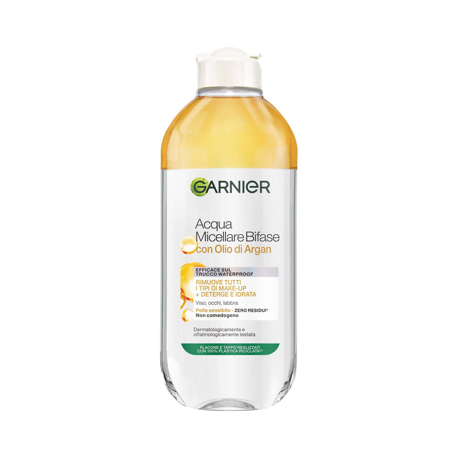 Garnier acqua micellare bifase con olio di argan 400 ml