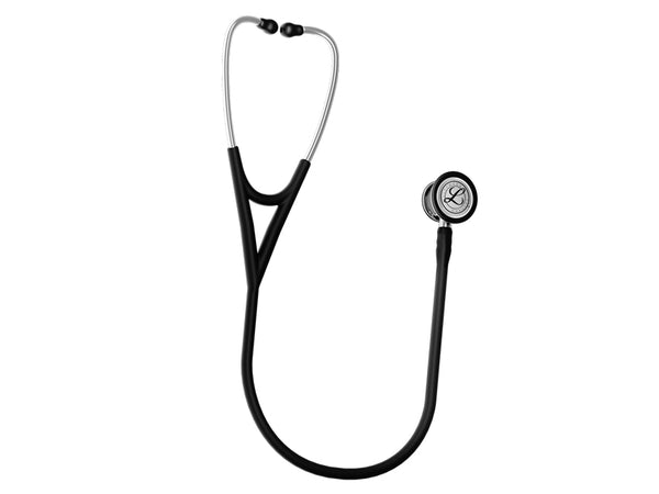 Stetoscopio 3M Littmann Cardiology IV 6177C, tubo nero, finitura specchio