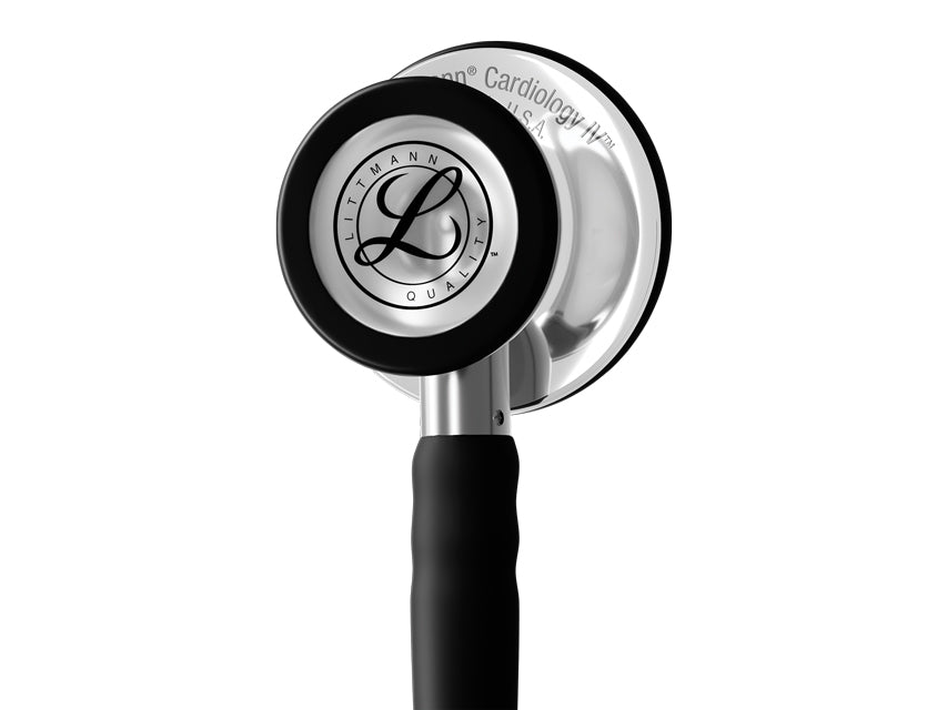 Stetoscopio 3M Littmann Cardiology IV 6177C, tubo nero, finitura specchio - immagine 5