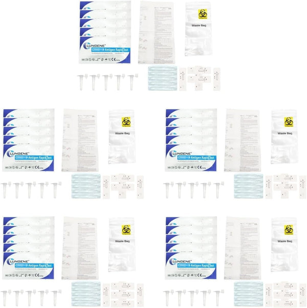 25 Tamponi Rapidi Nasali Professionali SARS-CoV-2 CLUNGENE – Box 25 Test – Scad. 09/2026