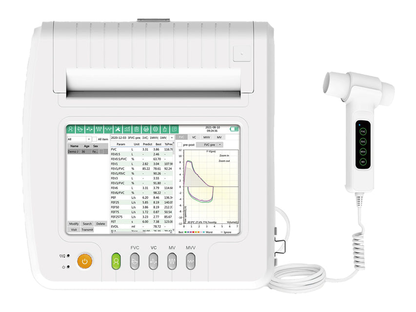 Spirometro SP-100B touch screen con stampante